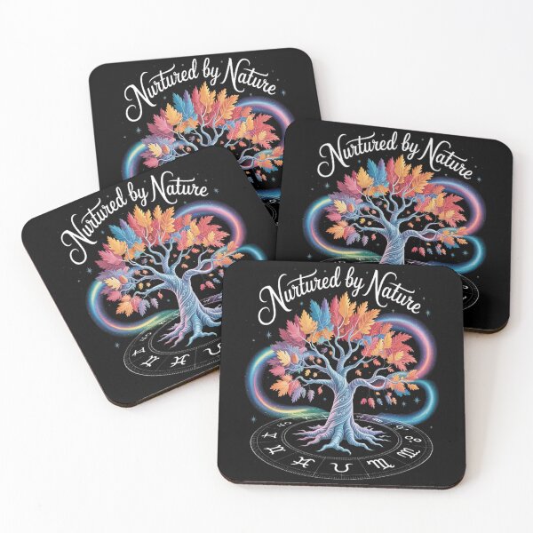 Item preview, Nurtured By Nature Cosmic Tree Of Balance Astrological Energy designed and sold by HaiharryCartoon.