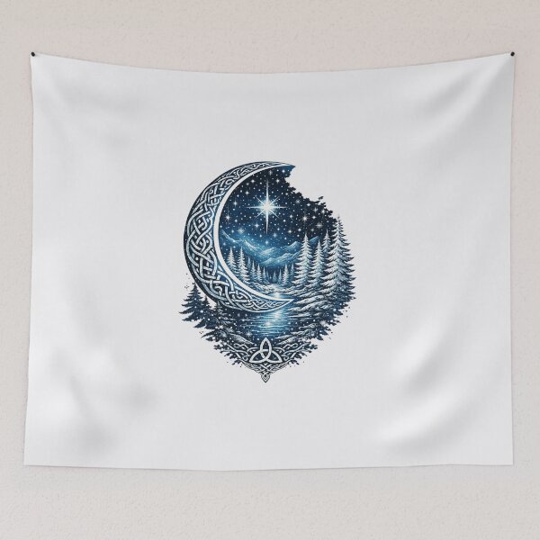 Item preview, Celtic Moon Forest – Sacred Winter Landscape designed and sold by CelticSoulShop.