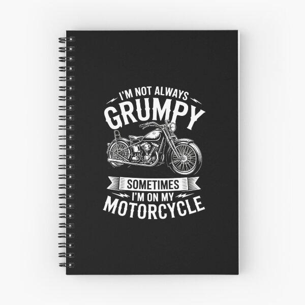 Item preview, I'm Not Always Grumpy - Biker Motorcycle Rider Riding Racing designed and sold by andreaswest.