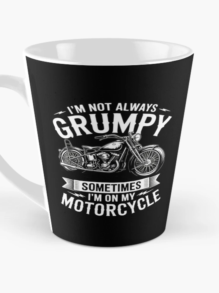 Thumbnail 3 of 4, Coffee Mug, I'm Not Always Grumpy - Biker Motorcycle Rider Riding Racing designed and sold by andreaswest.