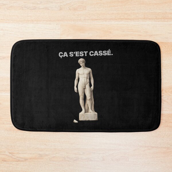 Item preview, It broke – Absurd Classical Statue Meme | Dark Humor Art Print designed and sold by Badsketchclub.