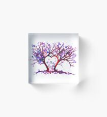Trees - 'Love Grows' Acrylic Block
