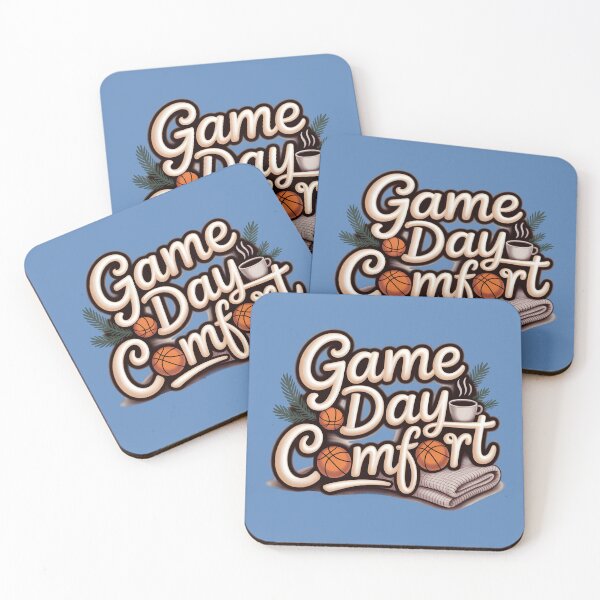 Item preview, Game Day Comfort Basketball Coffee & Blanket Aesthetic Graphic Tee designed and sold by InkWeaveShop.
