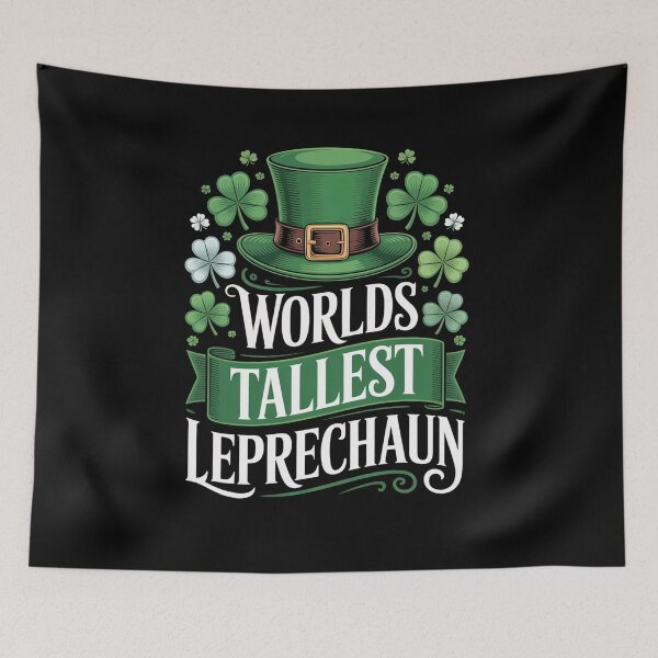 Item preview, World'S Tallest Leprechaun St Patrick'S Day designed and sold by RayhendersonArt.