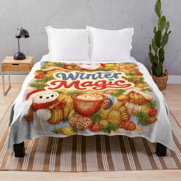 Item preview, Winter Magic – Cozy Christmas Holiday Art designed and sold by kimkosovo.