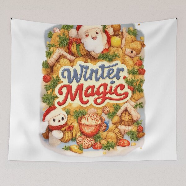 Item preview, Winter Magic – Cozy Christmas Holiday Art designed and sold by kimkosovo.