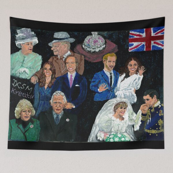 Item preview, Royal Family Portrait British Monarchy designed and sold by DCSMKreativ.
