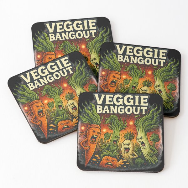 Item preview, Veggie Bangout – Vegetables at a Heavy Metal Concert designed and sold by RebellDancer.