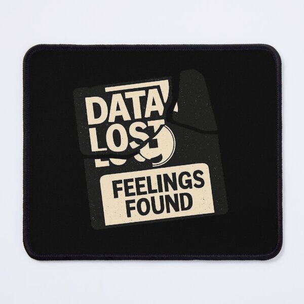 Item preview, DATA LOST FEELINGS FOUND - Broken Floppy Disk Poster designed and sold by MKreative Studio.