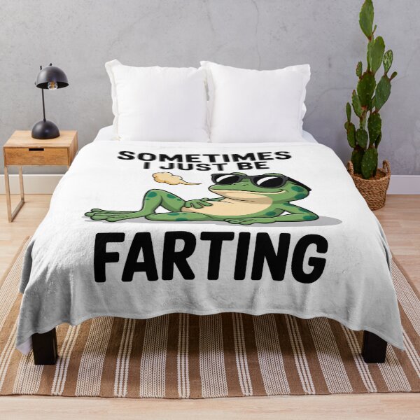 Item preview, Sometimes I Just Be Farting Frog designed and sold by MeowtivationP.