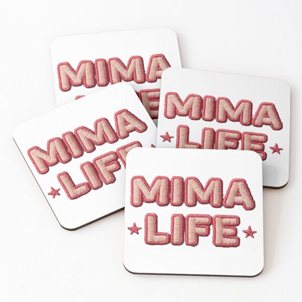 Item preview, Mima Life – Faux Embroidered Style Family Quote designed and sold by vividdigits.