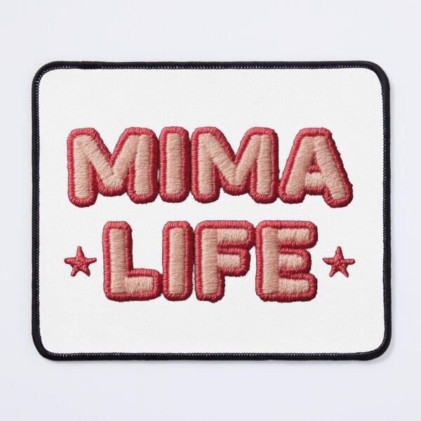 Item preview, Mima Life – Faux Embroidered Style Family Quote designed and sold by vividdigits.