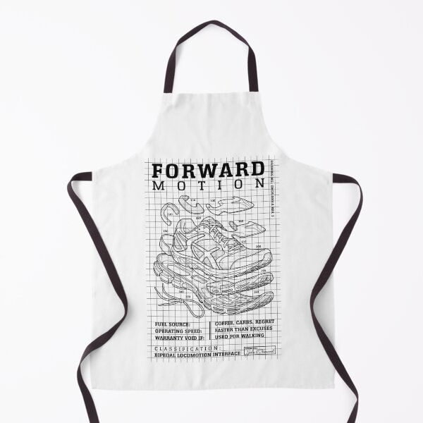 Item preview, Marathon Runner Forward Motion Funny Running Shoe Diagram designed and sold by GrandeDuc.