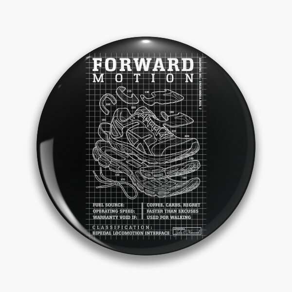Item preview, Marathon Runner Forward Motion Funny Running Shoe Diagram designed and sold by GrandeDuc.