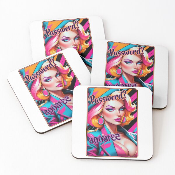 Item preview, Password? 8008135 – Cheeky Pop Art Pin-Up with Hidden Code designed and sold by JaaGo PopLab.