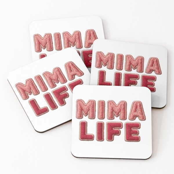 Item preview, Mima Life – Faux Embroidered Style Family Quote designed and sold by vividdigits.