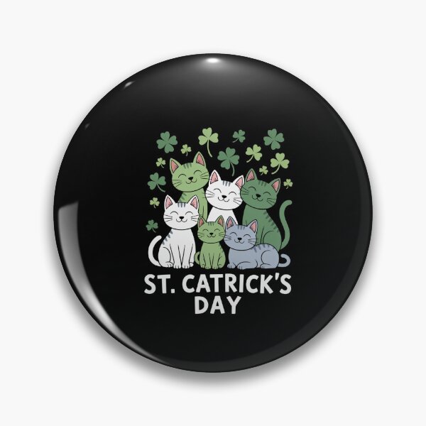 Item preview, St Patricks Catricks Day designed and sold by MeowtivationP.