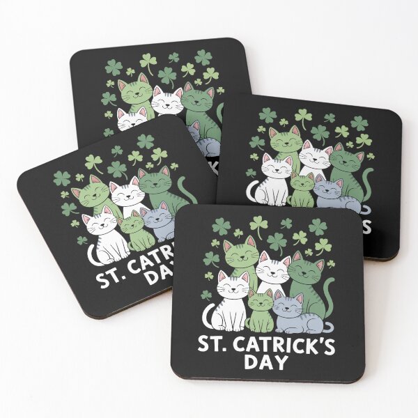 Item preview, St Patricks Catricks Day designed and sold by MeowtivationP.