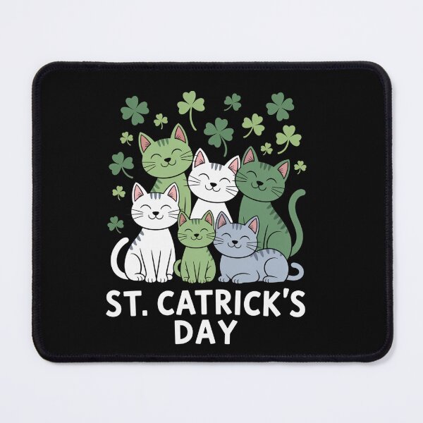 Item preview, St Patricks Catricks Day designed and sold by MeowtivationP.