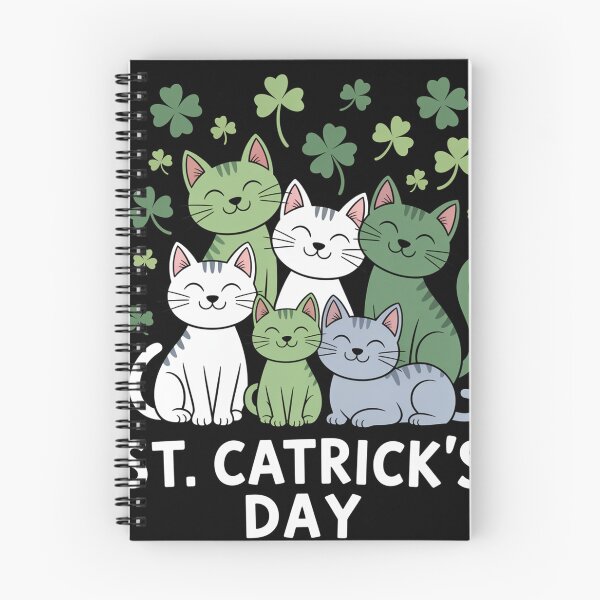 Item preview, St Patricks Catricks Day designed and sold by MeowtivationP.