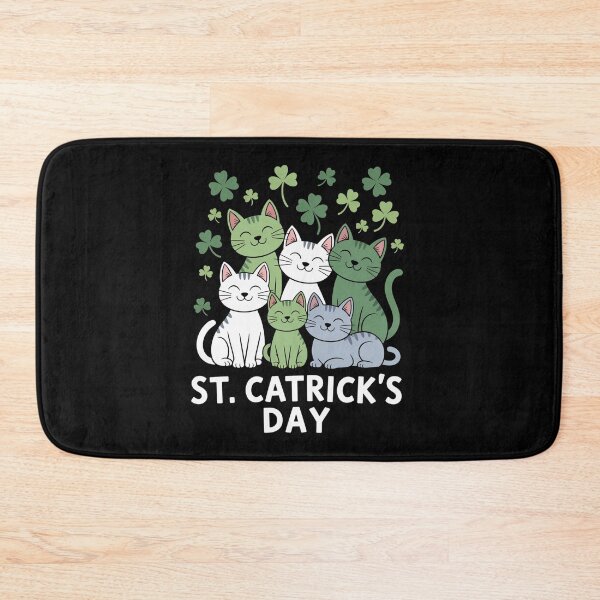 Item preview, St Patricks Catricks Day designed and sold by MeowtivationP.
