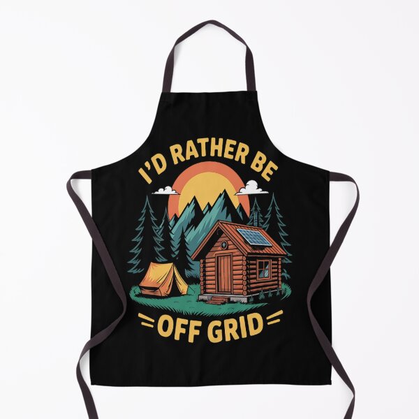 Item preview, I'd Rather Be Off Grid  designed and sold by TheRetroStyle.
