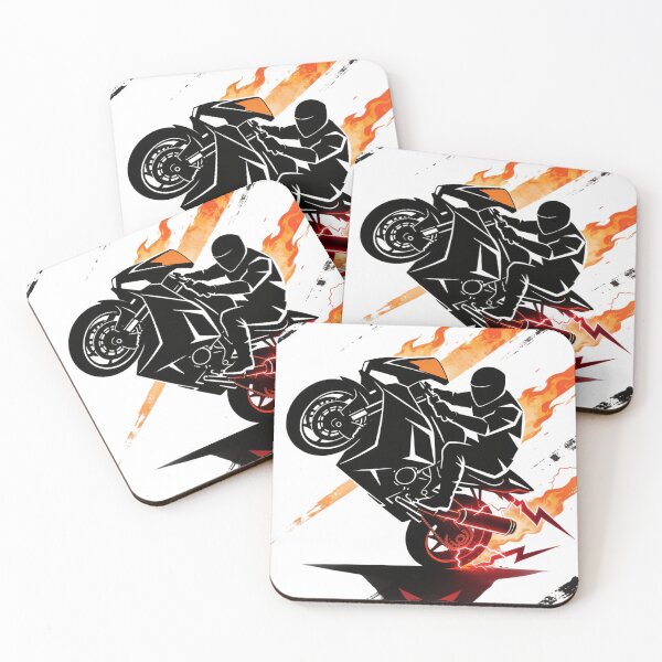 Item preview, HELLRIDER – Motorcycle Rebellion Noir designed and sold by GeoWhimsy Studio.