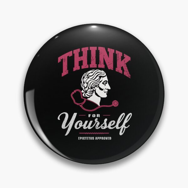 Item preview, Think For Yourself Epictetus - Stoic Doctor & Medical Student Gift designed and sold by CREEPY CRAZE.
