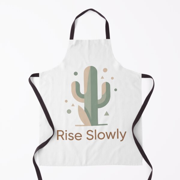 Item preview, Rise Slowly – Minimal Cactus Motivation Design designed and sold by VedantXStudio.