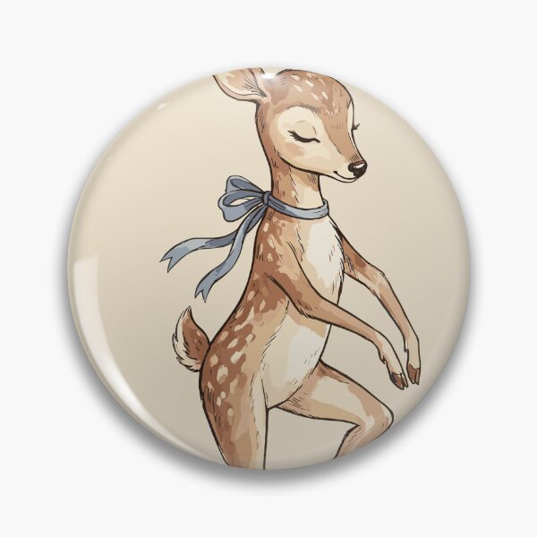 Item preview, Balletcore Aesthetic: Deer in Demi-Plié designed and sold by bapupa.