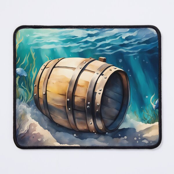 Item preview, Sunk Barrel in Watercolour designed and sold by CalmnessbyChoice.