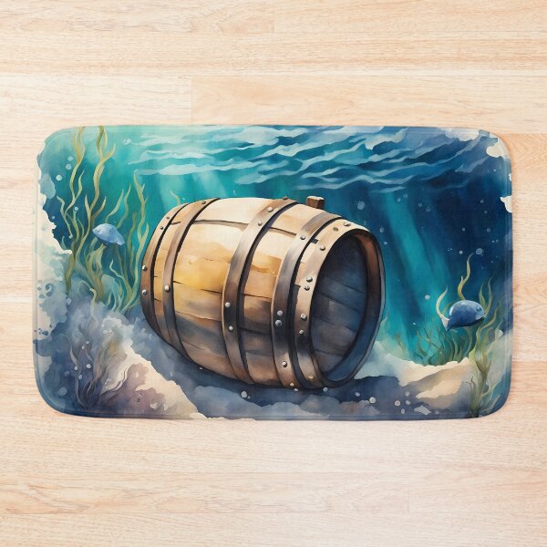 Item preview, Sunk Barrel in Watercolour designed and sold by CalmnessbyChoice.