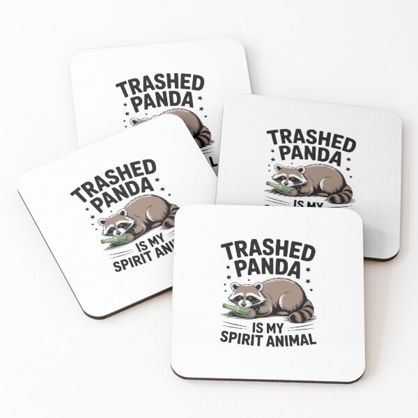 Item preview, Trashed Panda Is My Spirit Animal Racoon designed and sold by StephenDDArt.