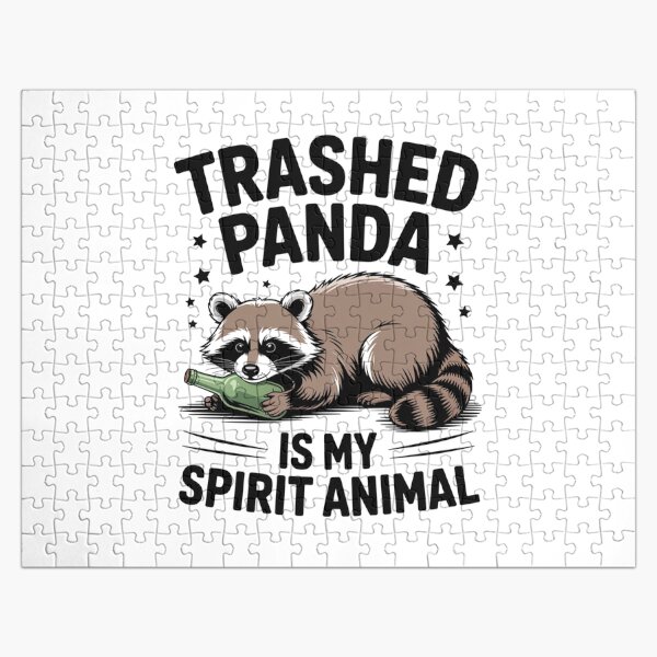 Item preview, Trashed Panda Is My Spirit Animal Racoon designed and sold by StephenDDArt.