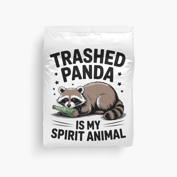 Item preview, Trashed Panda Is My Spirit Animal Racoon designed and sold by StephenDDArt.