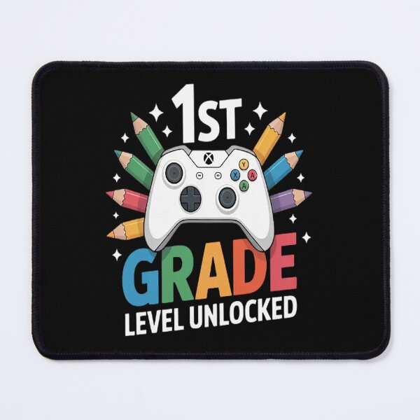 Item preview, 1st Grade Level Unlocked - First Day Of School Video Game designed and sold by NicolaMail.