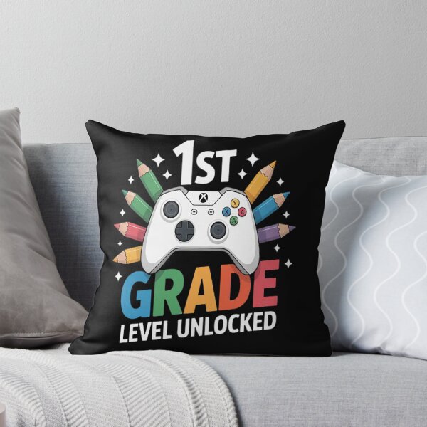 Item preview, 1st Grade Level Unlocked - First Day Of School Video Game designed and sold by NicolaMail.