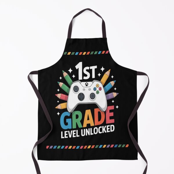Item preview, 1st Grade Level Unlocked - First Day Of School Video Game designed and sold by NicolaMail.