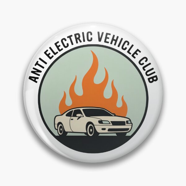 Item preview, Anti Electric Vehicle Club Funny Car Design designed and sold by MonkiFlipp.