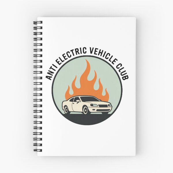 Item preview, Anti Electric Vehicle Club Funny Car Design designed and sold by MonkiFlipp.