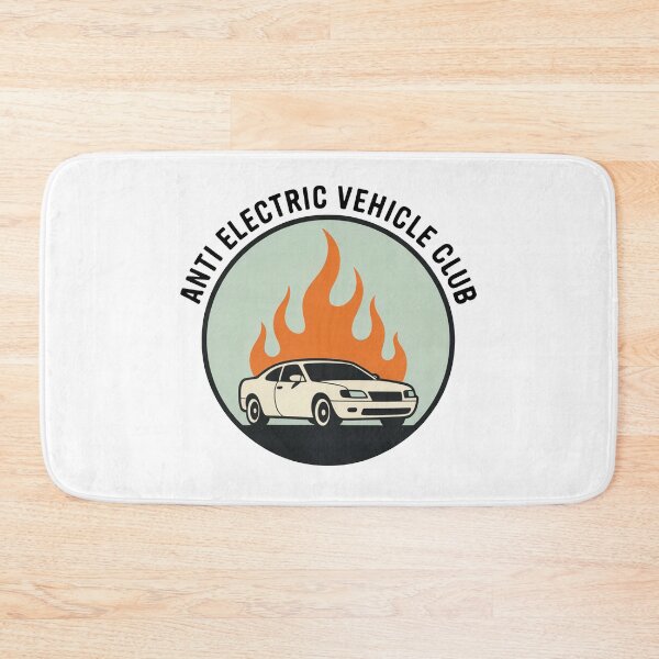 Item preview, Anti Electric Vehicle Club Funny Car Design designed and sold by MonkiFlipp.