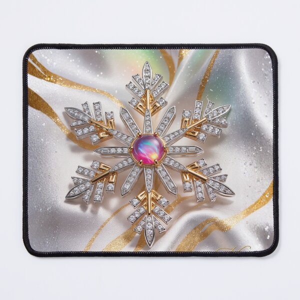 Item preview, Aurora Opal Snowflake ❄️ オーロラオパールの雪の結晶 designed and sold by CamillaCreation.