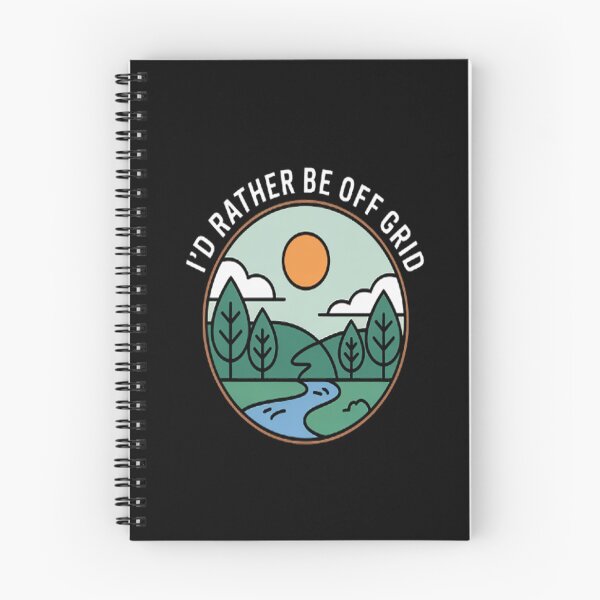Item preview, I'd Rather Be Off Grid, Off Grid Happy Camping Mountain designed and sold by TheRetroStyle.