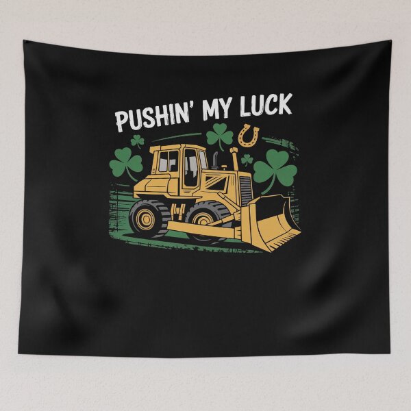 Item preview, St Patricks Day Bulldozer Saint Paddys Construction designed and sold by MeowtivationP.