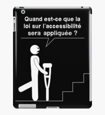 Accessible - Crutch iPad Case/Skin