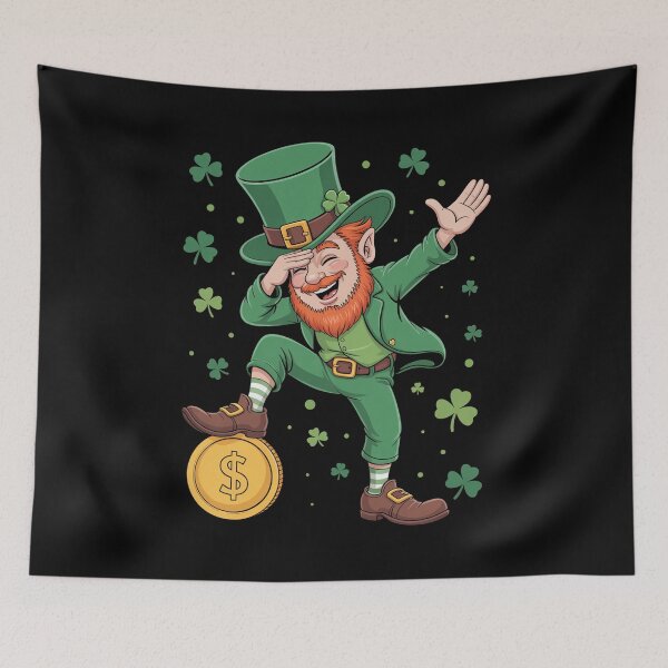 Item preview, St Patricks Day Dabbing Leprechaun designed and sold by MeowtivationP.