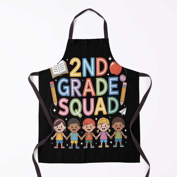 Item preview, 2nd Grade Squad Back to School Teacher Matching designed and sold by NicolaMail.