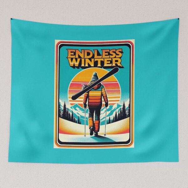 Item preview, Endless Winter – Winter Sports & Cold-Weather Lifestyle Design designed and sold by RollFuzzy.