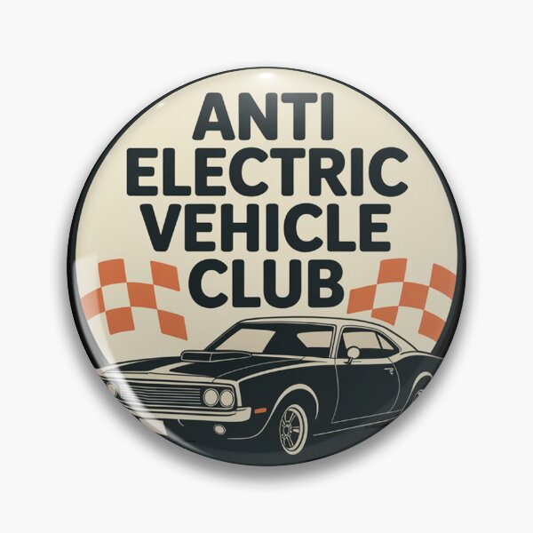 Item preview, Anti Electric Vehicle Club Classic Muscle Car designed and sold by MonkiFlipp.