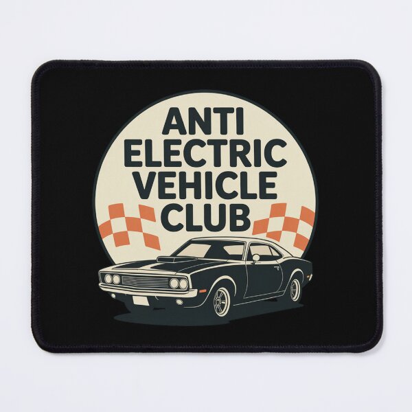 Item preview, Anti Electric Vehicle Club Classic Muscle Car designed and sold by MonkiFlipp.